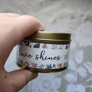 Mini Candle Love Shines 100% Soy Wax - Lavender Scent